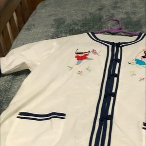 Oriental style pajamas